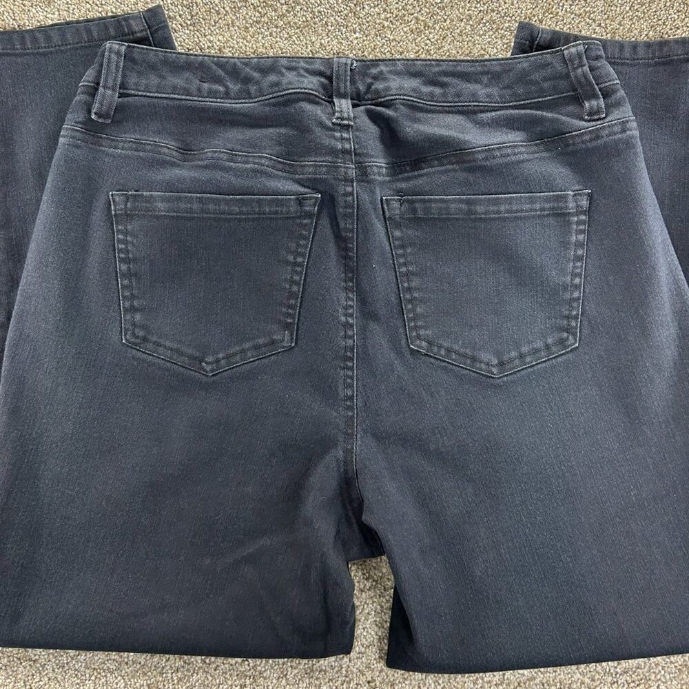 Lane Bryant Size 14 - Ankle Jeans - Dark Blue/Black - 5 Pocket - Picture 2 of 5